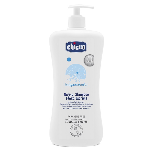Детская пена-шампунь Chicco Baby Moments, 0 мес.+, 750 мл фото 1