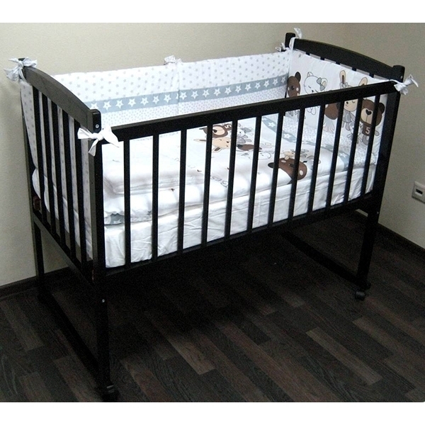 Детская кроватка Массив Беби-1, колесо-качалка фото 12