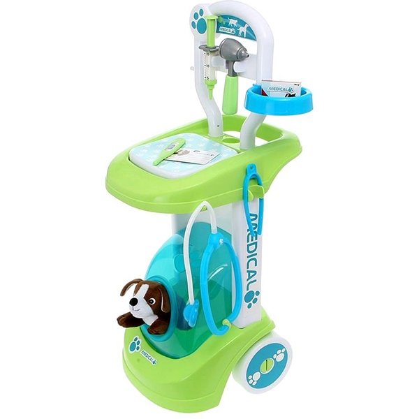 Тележка доктора-ветеринара Smoby + 8 аксессуаров арт. 24604 фото 1