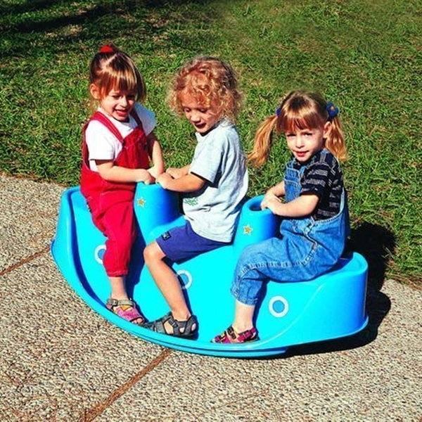 Детская качалка для троих Пароход Marian-Plast Seesaw 309 фото 5