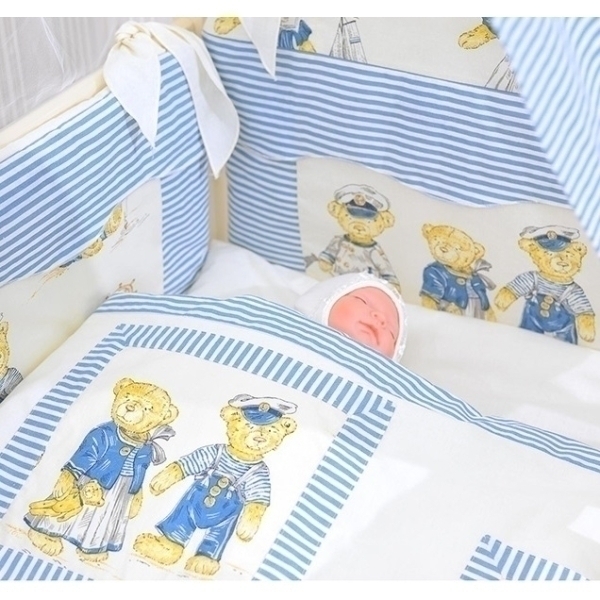 Комплект в кроватку GulSara Морской 7 пр. (арт 26) фото 1