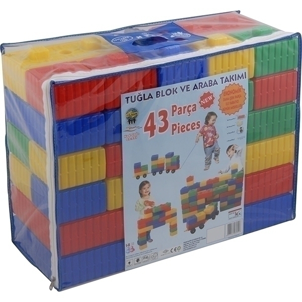 Конструктор Pilsan Brick 43 детали, 03-251 фото 4