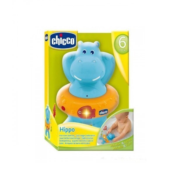 70306 Игрушка для ванны Chicco Счастливый бегемотик фото 2