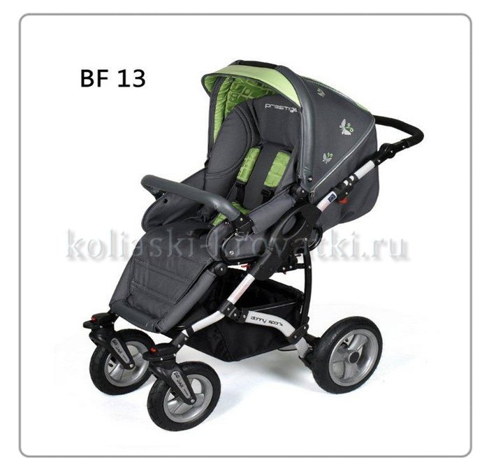 Коляска Danny Sport 2 в 1 Butterfly из эко-кожи фото 24