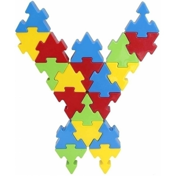 Конструктор Pilsan Funny Blocks 128 деталей, 03-236 фото 1