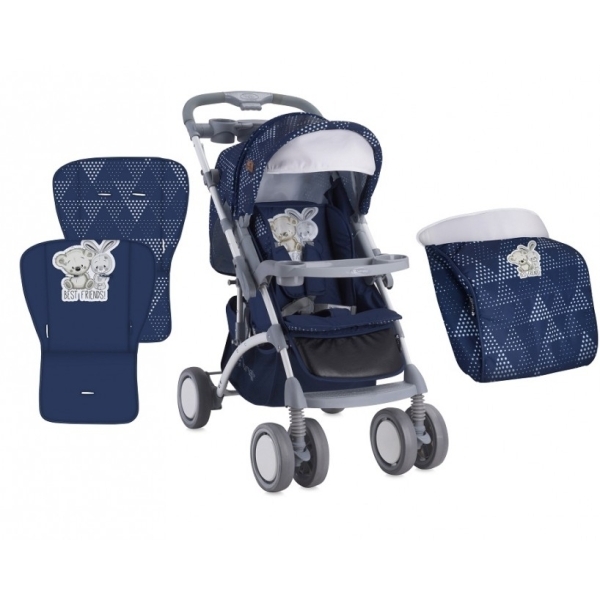 Детская прогулочная коляска Lorelli Apollo с перекидной ручкой - Фото