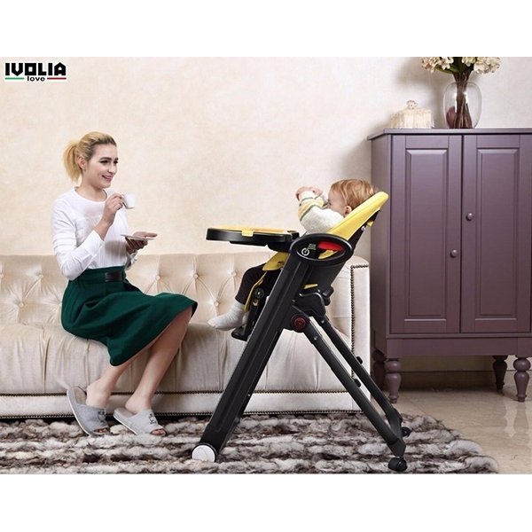 Стульчик для кормления Ivolia Love 02, 4 колеса фото 25