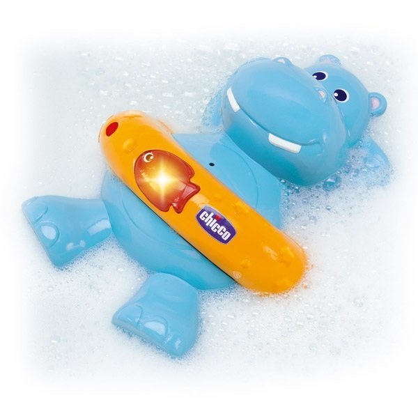 70306 Игрушка для ванны Chicco Счастливый бегемотик фото 1