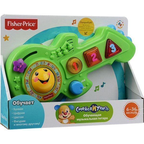 FP BFY40 Обучающая музыкальная гитара Fisher Price фото 2