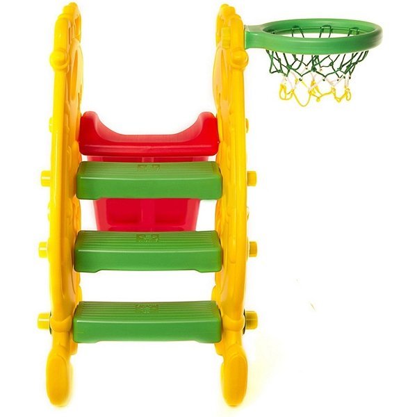 Горка RT Бегемот Geburt с баскетбольной сеткой арт. 12-SL фото 2