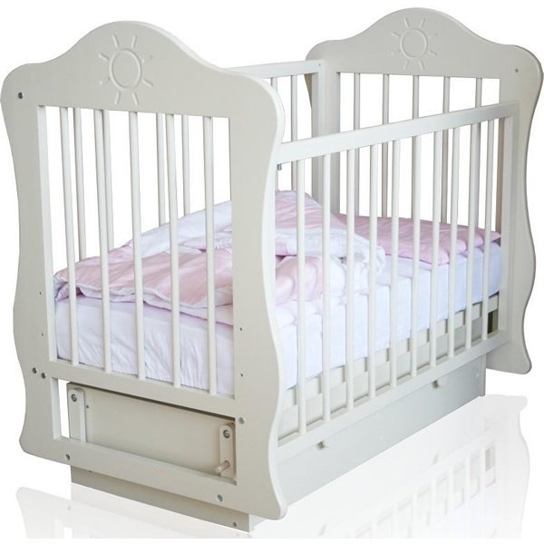 Детская кроватка Можгинский лесокомбинат Кира поперечный маятник - Фото