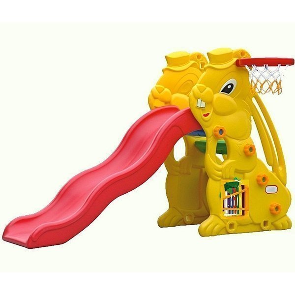 Горка RT Заяц Geburt + баскетбольное кольцо арт. 07-SL фото 5