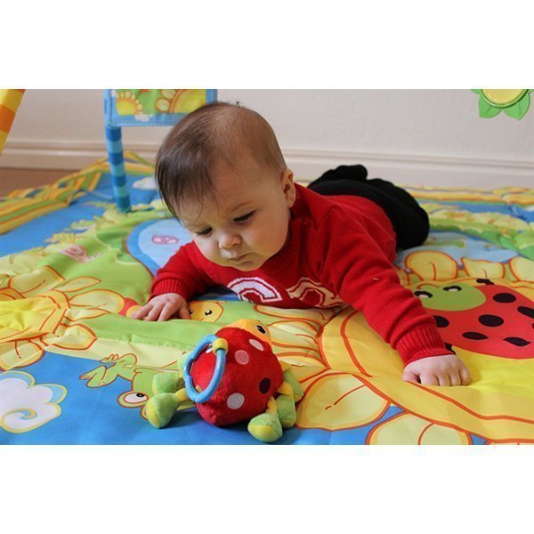 Развивающий коврик LaDiDa Счастливый лягушонок PM20208 с раскладными бортами фото 3