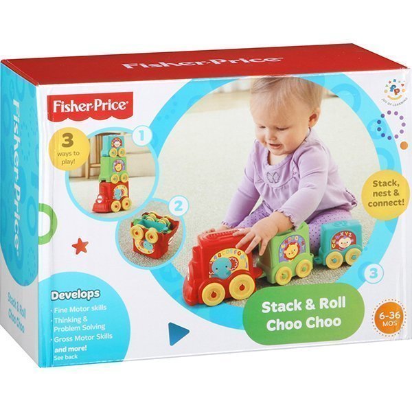 FP CBP38 Кубики-блоки Fisher Price Паровозики фото 1