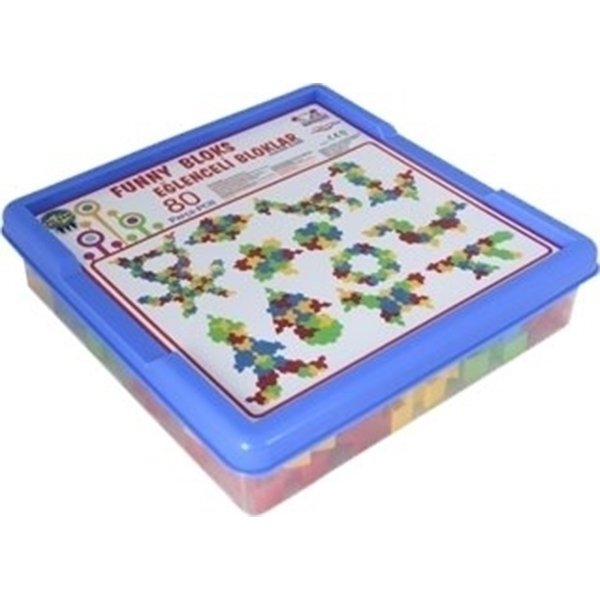 Конструктор Pilsan Funny Blocks 80 деталей, 03-259 фото 4