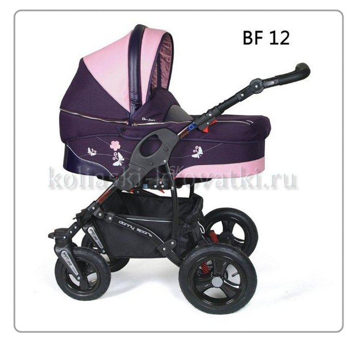 Коляска Danny Sport 2 в 1 Butterfly из эко-кожи фото 22