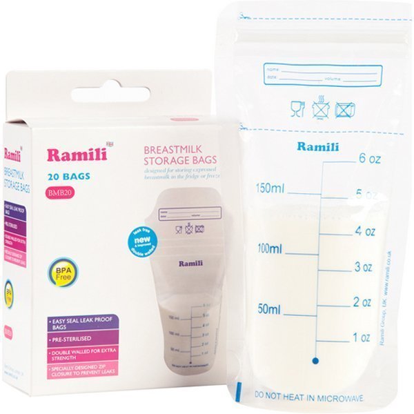 Пакеты для хранения грудного молока Ramili Breastmilk Bags BMB20 - Фото