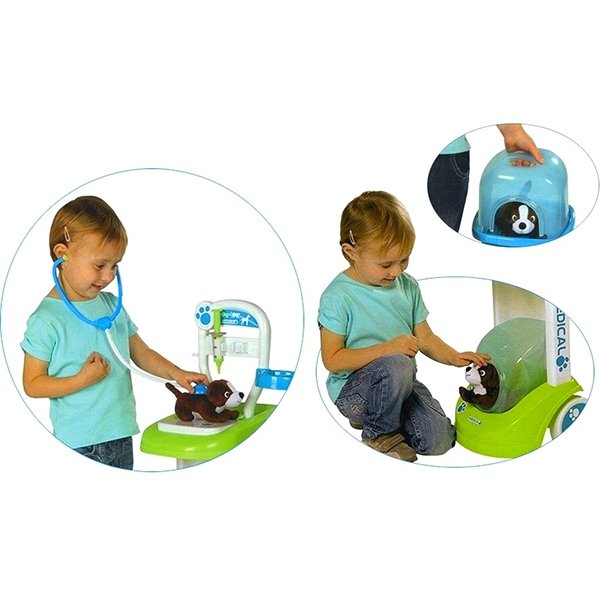 Тележка доктора-ветеринара Smoby + 8 аксессуаров арт. 24604 фото 3