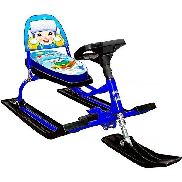 Снегокат Барс Comfort Зимняя Сказка 126 - Фото