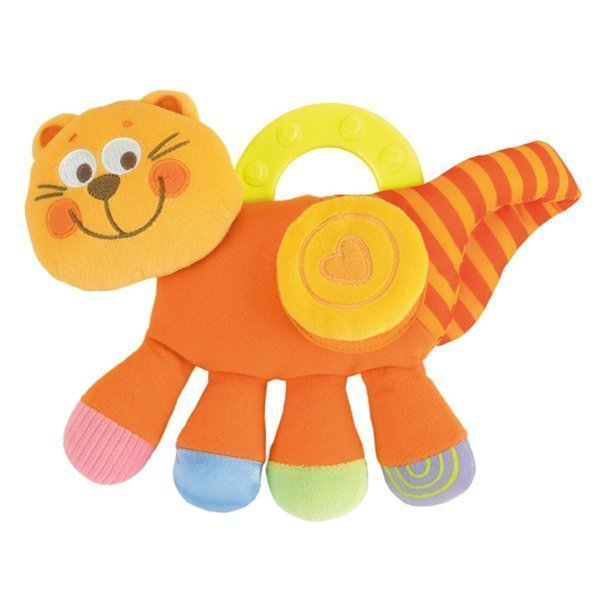 71346 Игрушка мягконабивная Chicco "Котенок оранжевый" - Фото