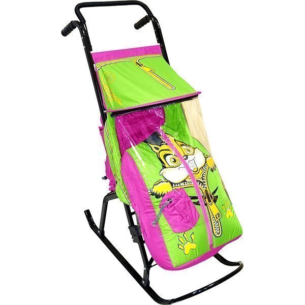 Санки-коляска RT Снегурочка-2-Р Бельчонок фото 1