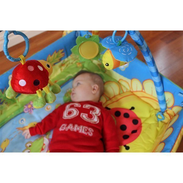Развивающий коврик LaDiDa Счастливый лягушонок PM20208 с раскладными бортами фото 4