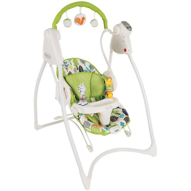 Электрокачели-шезлонг Graco Swing n Bounce Грако Свинг н Баунс 2 в 1 - Фото