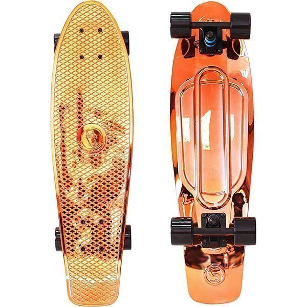 Скейтборд RT Y-Scoo Big Fishskateboard metallic 27" с сумкой арт. 402H, 68,6х19 - Фото