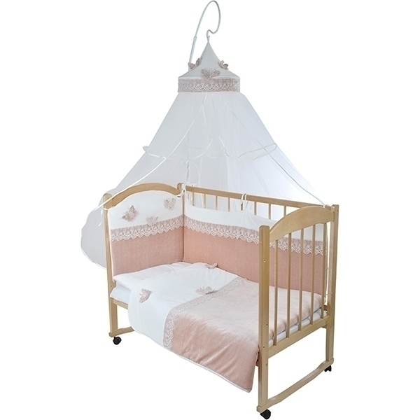 Комплект в кроватку с держателем GulSara 7 пр., бязь (арт 320) - Фото