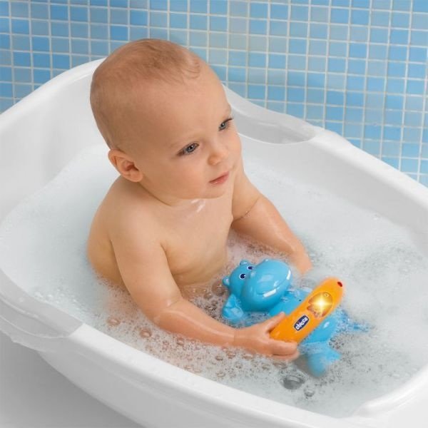 70306 Игрушка для ванны Chicco Счастливый бегемотик фото 3