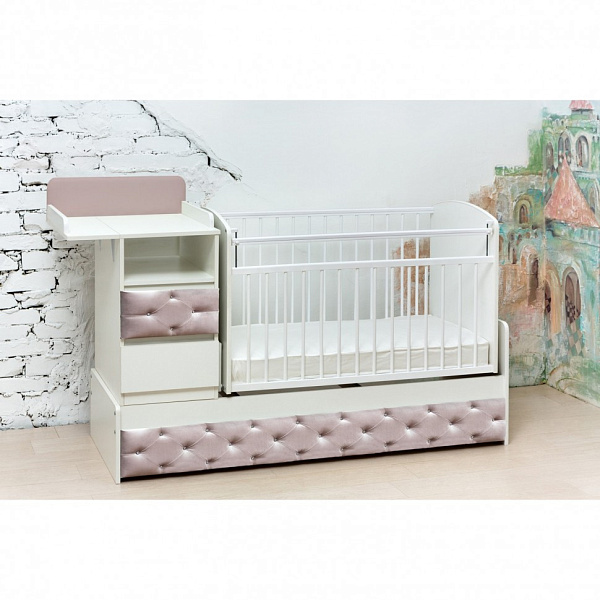 Детская кроватка-трансформер Островок Уюта Дива фото 1