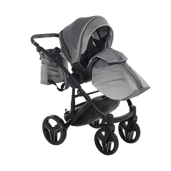 Детская коляска Junama Clermont 3 в 1 на черной раме фото 7
