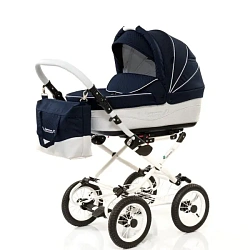 Детская коляска Esperanza Classic Prestige 2 в 1 Цвет рамы - Белый Маленькие колеса