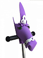 Украшение для велосипеда, самоката, беговела Веселый руль (Единорог София фиолетовый) — Фото