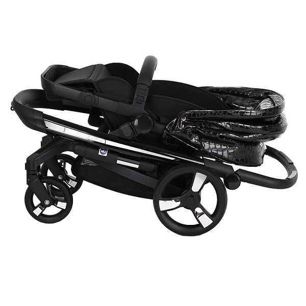 Детская коляска Ibebe I-Stop Leather Crocodile 2 в 1 фото 8