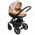 Детская коляска Tutis Nanni 3 в 1 (893343 Песочный + Кожа бронза
						
					) — Фото