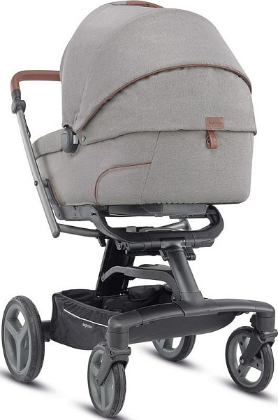 Детская коляска Inglesina Quad System 2 в 1 на шасси Quad Titanium Black Cognac фото 2