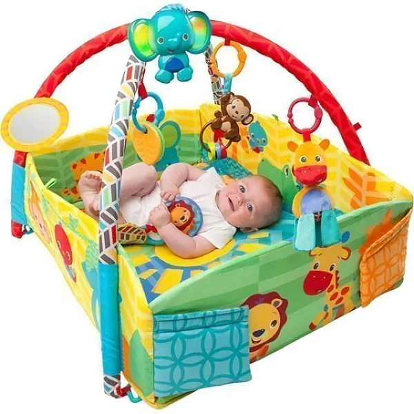 Развивающий коврик Bright Starts Брайт Стартс Солнечное Сафари 52157 фото 2