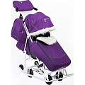 Санки-коляска Kristy Мое Детство Снеговик (Фиолетовый) — Фото