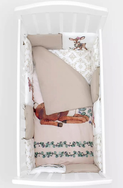 Комплект постельного белья Топотушки Крошка Олененок,6 предметов фото 5