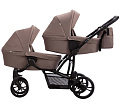 Детская коляска для двойни Bebetto Bebetto 42 2 в 1 (21 бежевый
						
					) — Фото