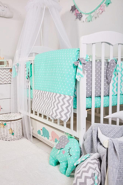 Кровать детская Топотушки Сильвия 7 Слоники с маятником универсальным и ящиком фото 9