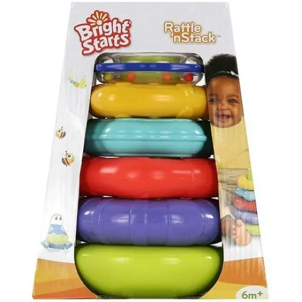 Развивающая пирамидка Bright Starts Брайт Стартс Радуга Цветов 9001 фото 1