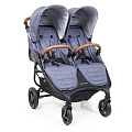 Детская коляска для двойни Valco Baby Snap Duo Trend (Denim
						
					) — Фото