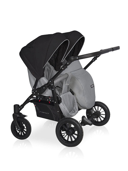 Детская коляска для двойни Riko Basic Saxo 2 в 1 фото 4