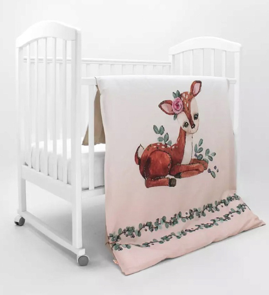 Комплект постельного белья Топотушки Крошка Олененок, 3 предмета фото 3