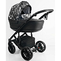 Коляска-люлька + автокресло Mr Sandman Apollo GF (08 Black & White
						
					) — Фото