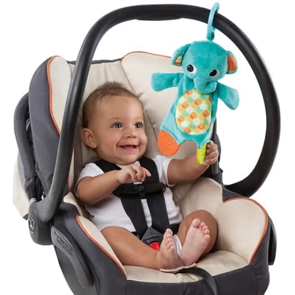 Развивающая игрушка Bright Starts Брайт Стартс Самый Мягкий Друг Слонёнок с прорезывателями 8916-2 фото 2