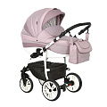 Детская коляска Indigo INDIGO 2021 2 в 1, ткань+экокожа (04 темная пудра
						
					) — Фото