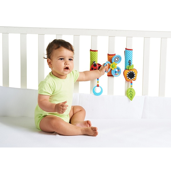 490 Детская игрушка Tiny love Летняя полянка на липучке фото 4